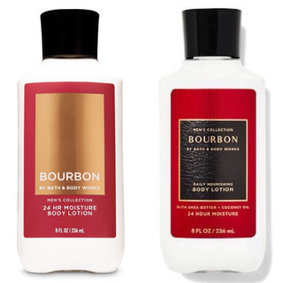 Dưỡng thể giữ ẩm da nam Bath & Body Works Bourbon 24 Hr Moisture body lotion 236ml (Mỹ)