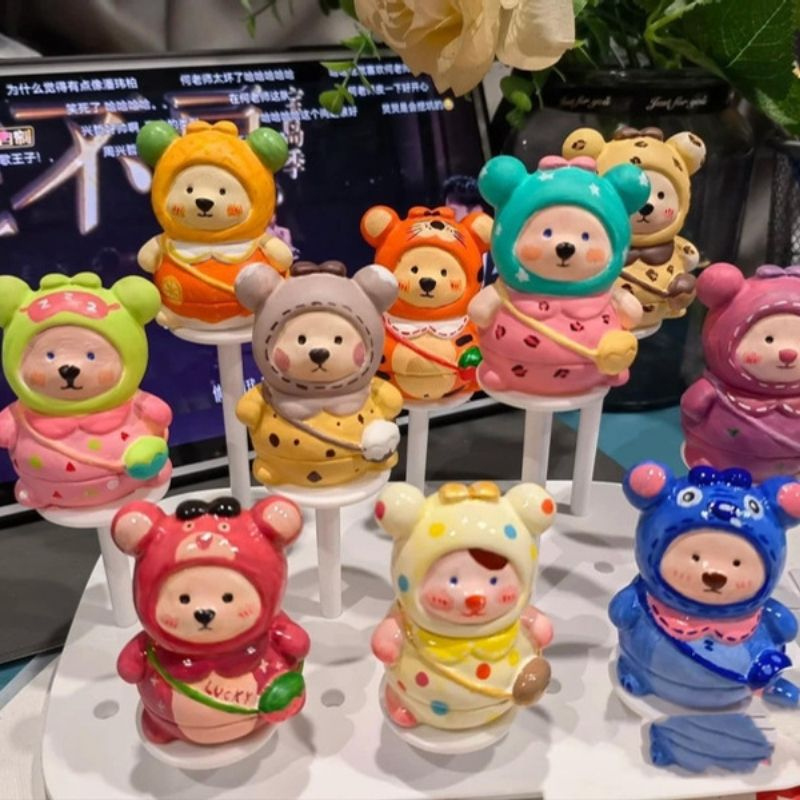 Set tô tượng nhân vật hoạt hình 3D thạch cao tặng kèm màu dụng cụ vẽ siêu xịn sò cho bé PAPAZUM