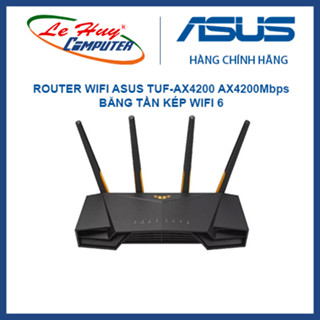 Thiết bị mạng - Router Wifi ASUS TUF-AX4200 AX4200Mbps băng tần kép WiFi 6 Chính hãng