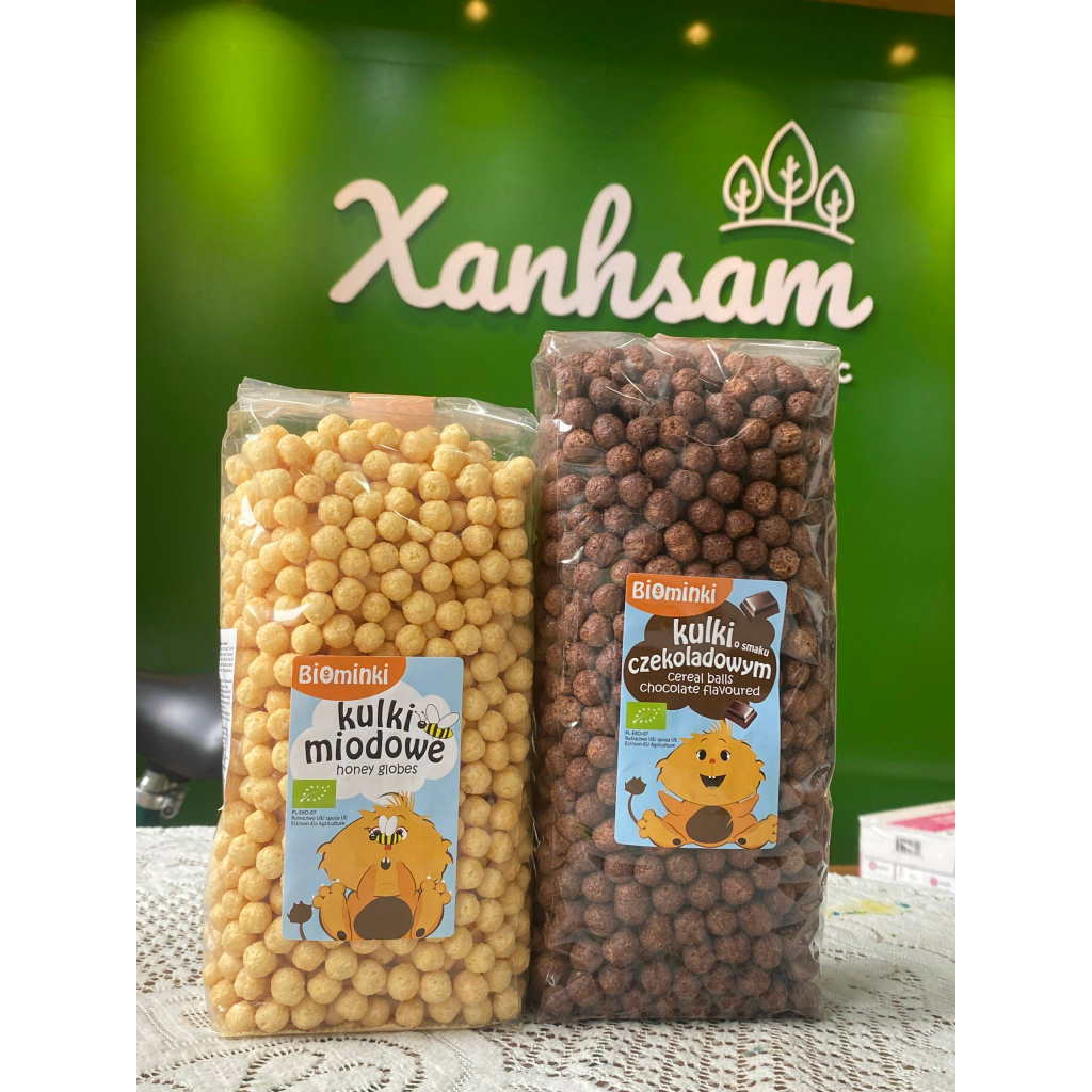Ngũ cốc sấy giòn hữu cơ Biominki 300gr-XanhSam Natural & Organic