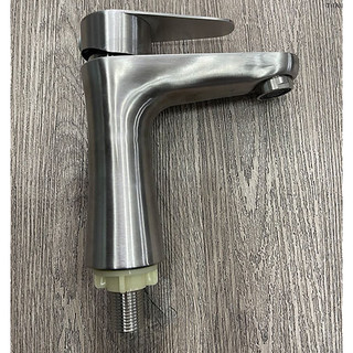 Vòi lavabo 1 đường nước lạnh inox SUS 304