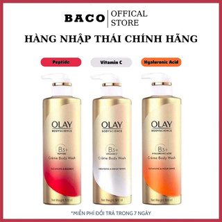 Sữa tắm olay b3+ siêu dưỡng trắng da, cấp ẩm và đàn hồi cho da - chai 500ml