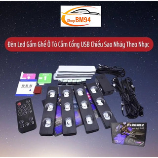 Led gầm ô tô cảm biến theo nhạc – đèn led gầm ghế ô tô – cảm biến đổi màu theo nhạc cực chất, có điều khiển