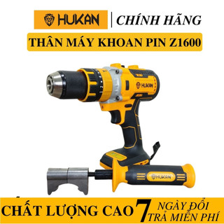 Thân máy khoan pin HUKAN Z1600 21V Full hộp Lực Siết 100 Nm, Không Chổi Than Chính Hãng