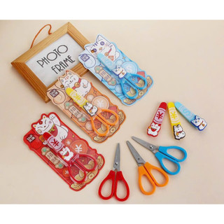 Dao rọc giấy, dao cắt giấy hình đám mây, chân mèo cute, màu pastel, kéo cắt giấy hình mèo dễ thương