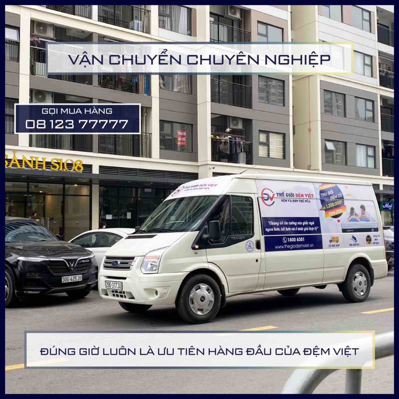 Đệm Bông Ép Kháng Khuẩn Kim Cương