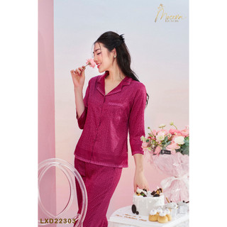 Bộ mặc nhà Pijama, bộ ngủ lụa luxury quần dài áo cao cấp mềm mại BST cùng Á Hậu Tú Anh Mộc Eva