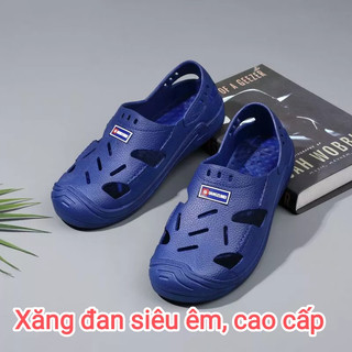 Xăng đan nam pvc cao cấp màu xanh navy mã XD2
