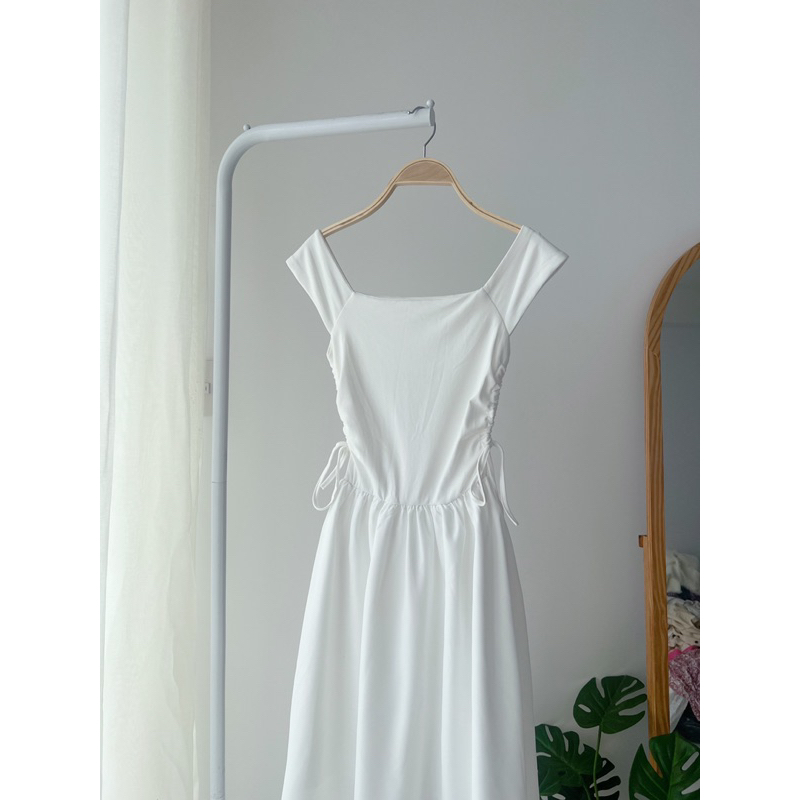 Váy Trắng Dài QC Cao Cấp