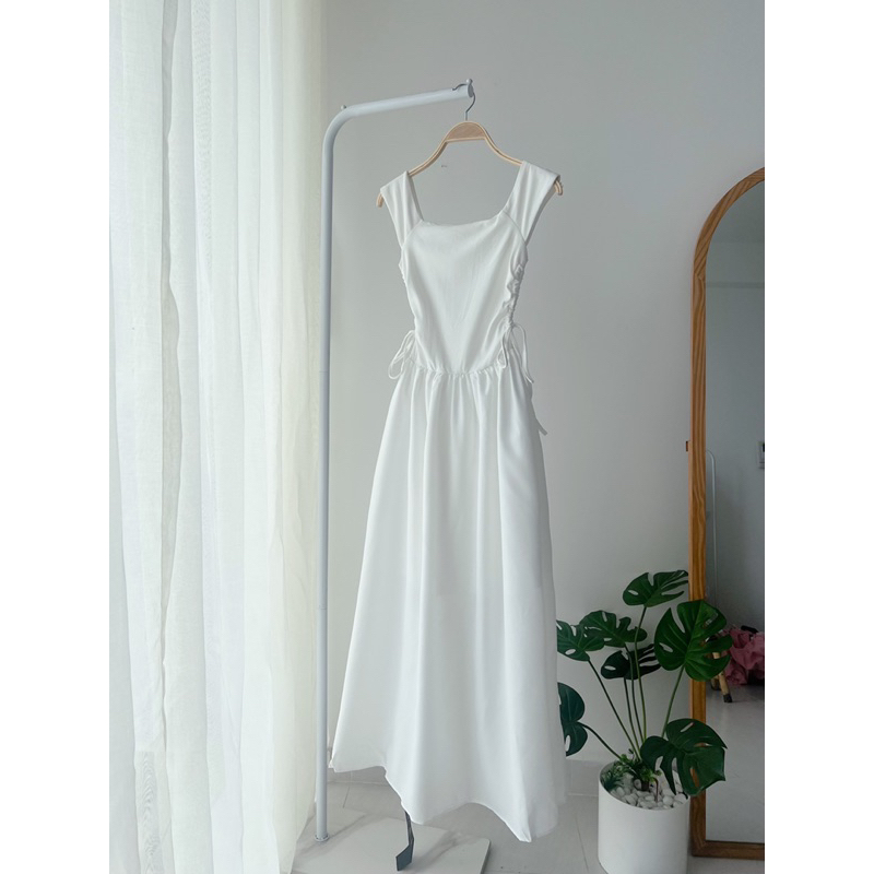 Váy Trắng Dài QC Cao Cấp