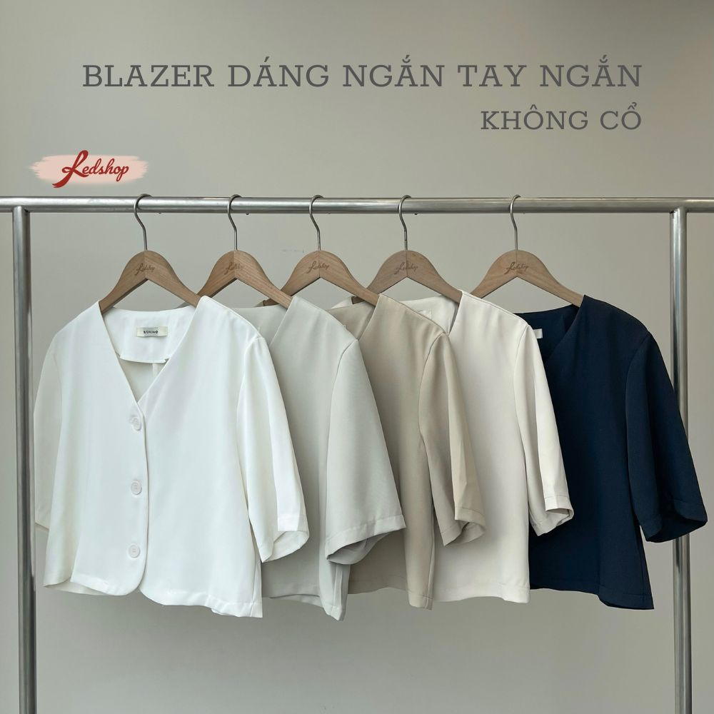 Blazer dáng ngắn tay ngắn phong cách Hàn Quốc Red Shop 302023