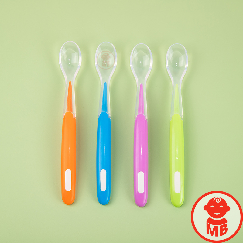 Thìa ăn dặm silicon SIÊU MỀM bảo vệ nướu an toàn cho bé