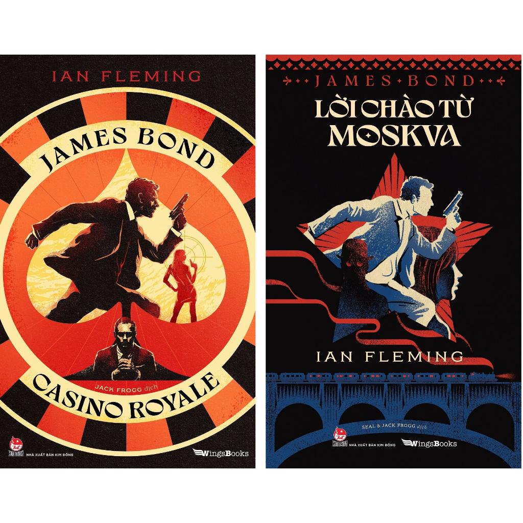 Sách - Combo Casino Royale + Lời Chào Từ Moskva  - Bản Phổ Thông - Tặng Kèm Postcard
