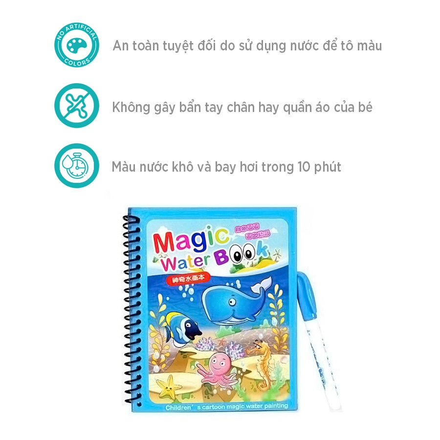 Tranh Tô Màu Nước Cho Bé