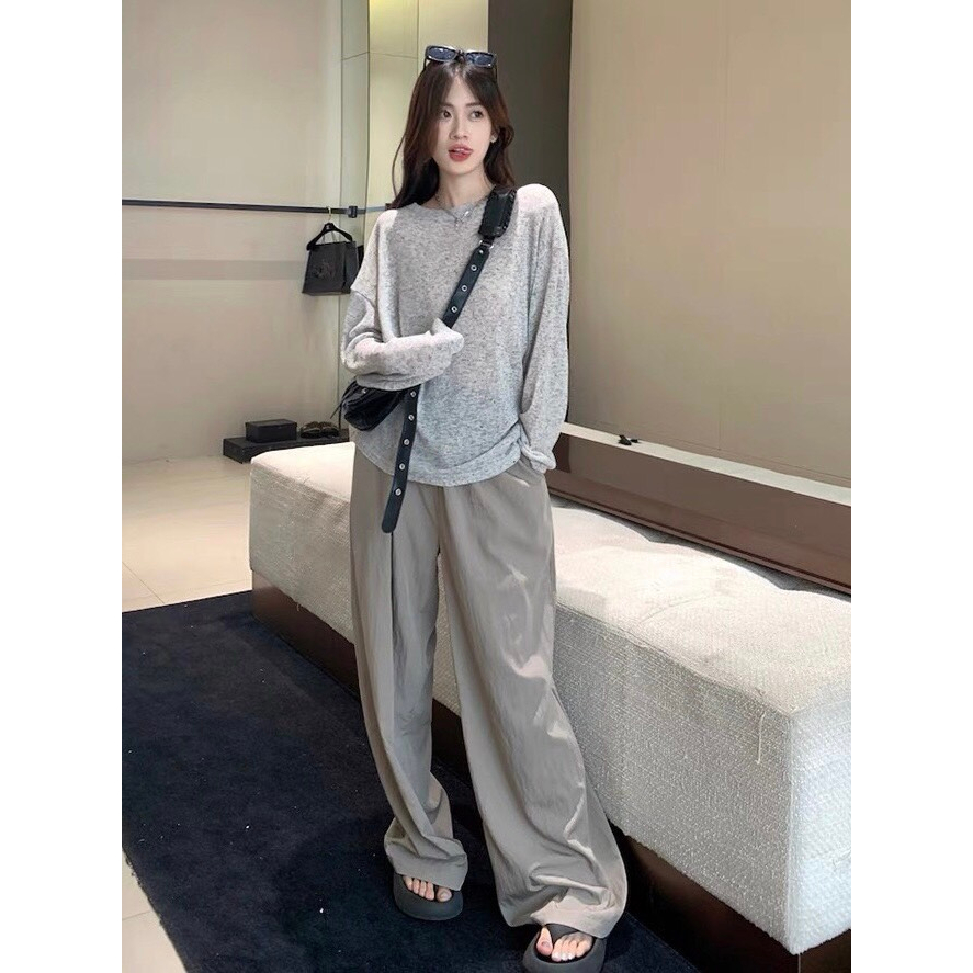 Áo thun giấy mỏng tay dài Ulzzang
