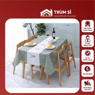 Khăn trải bàn ăn chống thấm phong cách Hàn Quốc Khăn trải bàn decor khăn trải picnic