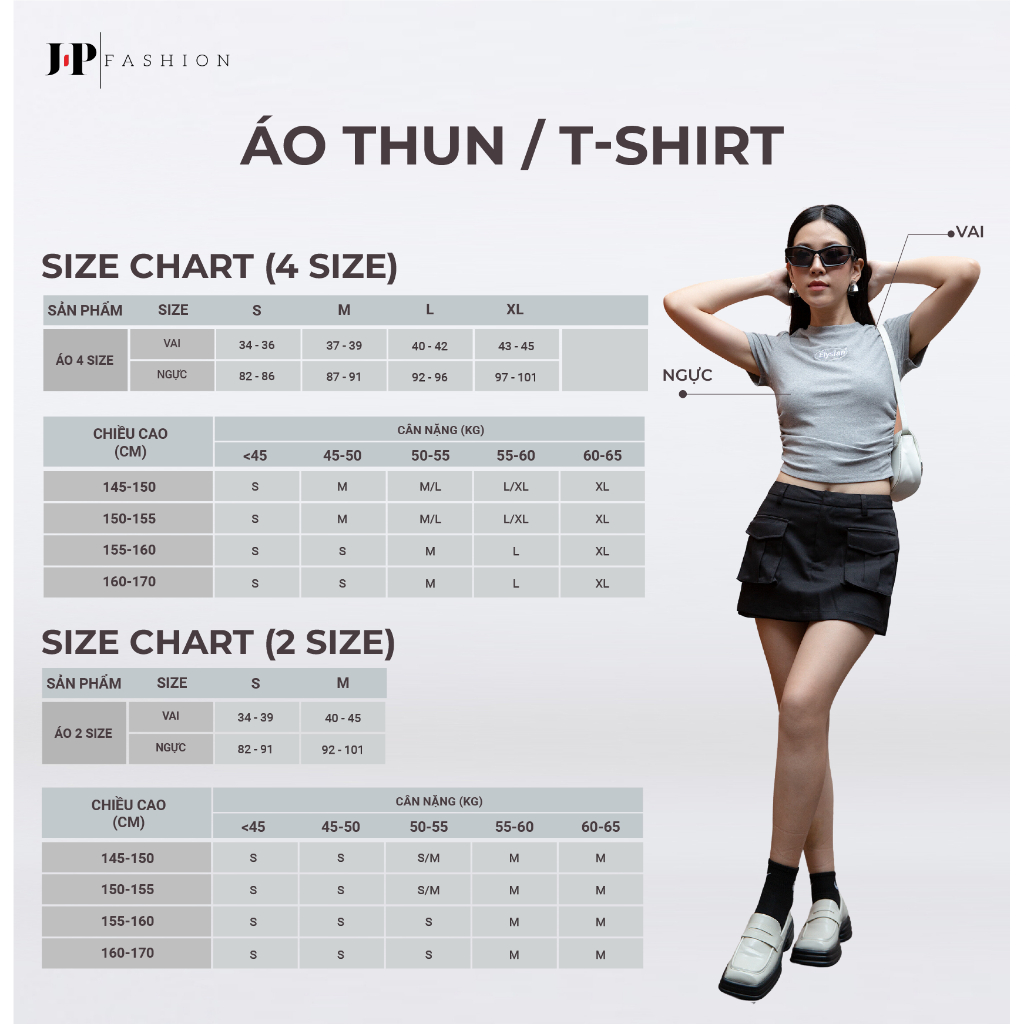 Áo thun ngắn tay JP Fashion 10206349