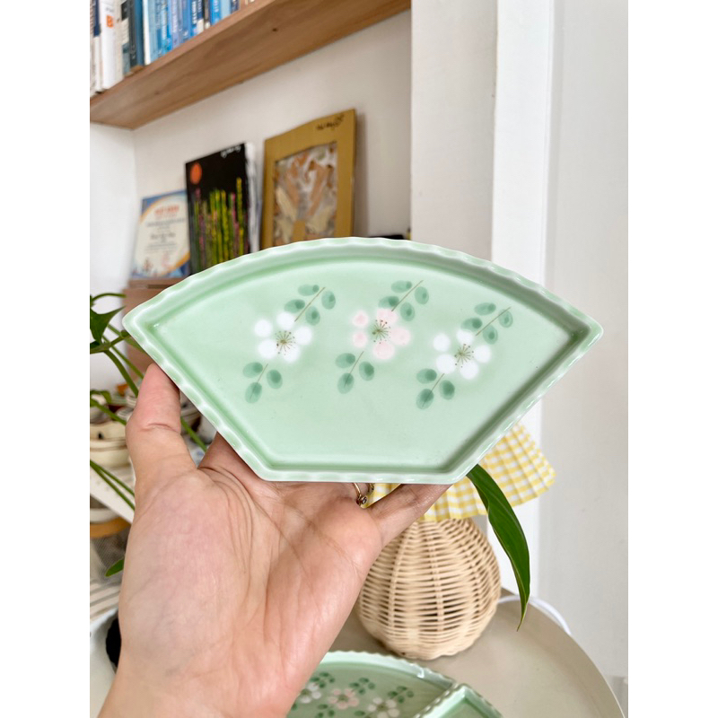 Cưng Ha Home -  - Đĩa sứ xếp hình khay tròn