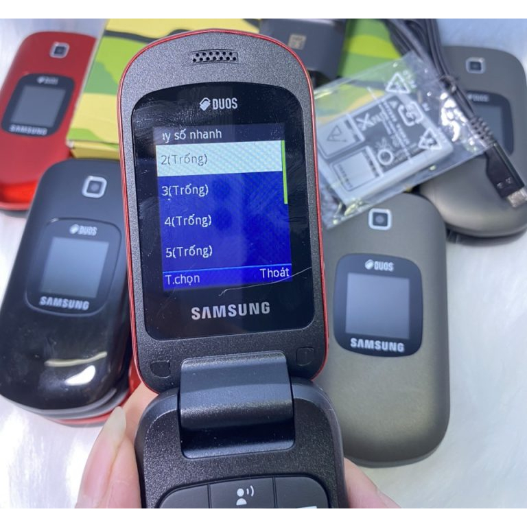 Điện thoại nắp gập samsung B3110 loa to nghe gọi rõ pin khỏe bảo hành 12 tháng