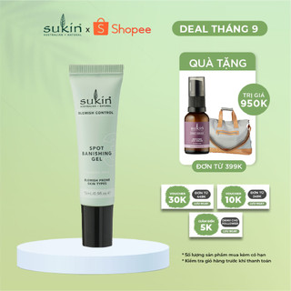 Gel Giảm Mụn Sukin Blemish Control Spot Banishing Gel 15ml (HSD: 08/08/2024)