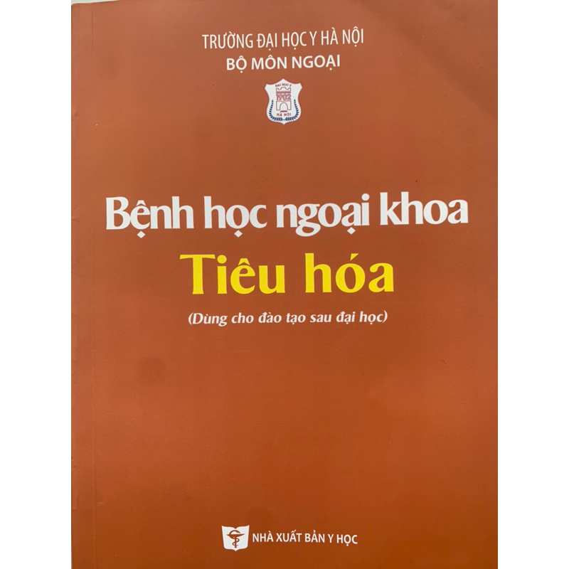 Sách - Bệnh học ngoại khoa tiêu hoá