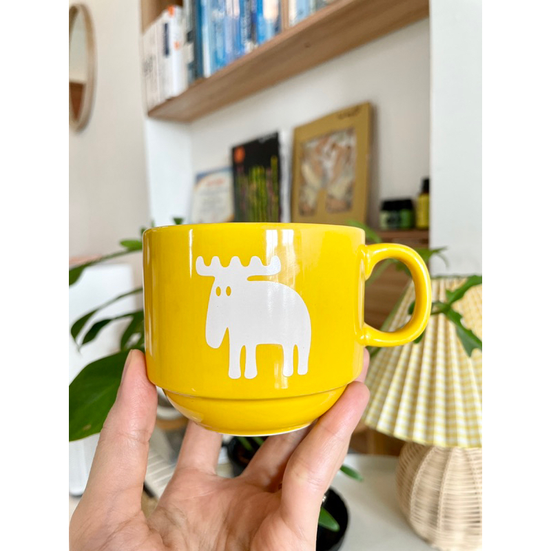 Cưng Ha Home -  - Ly sứ màu vàng