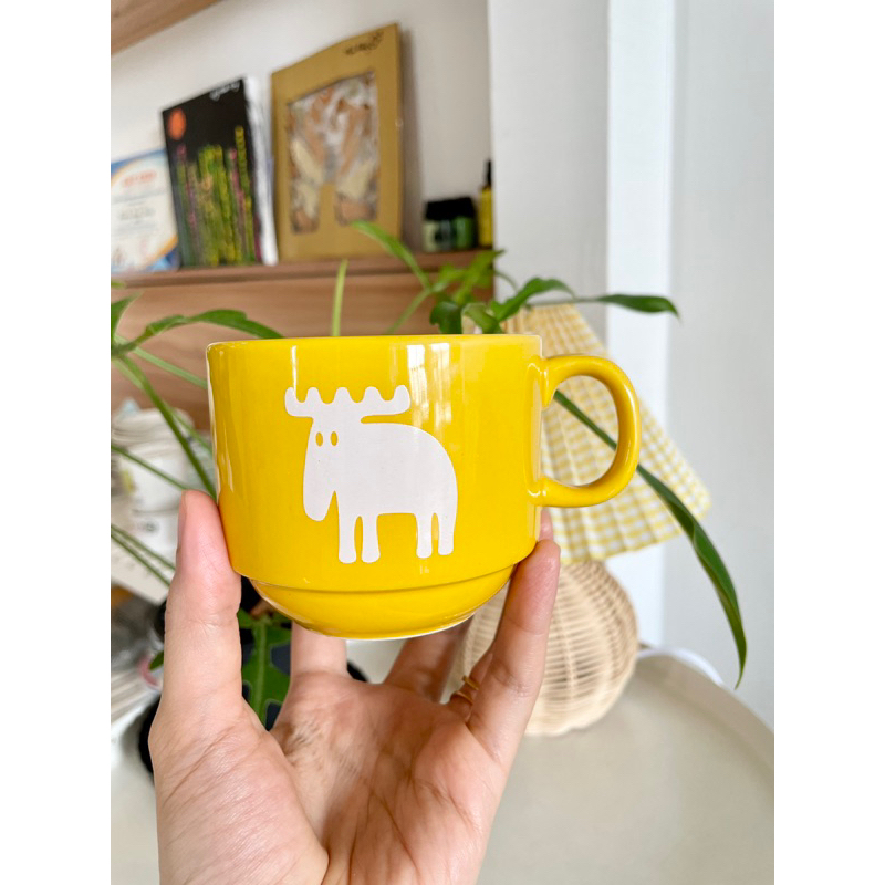 Cưng Ha Home -  - Ly sứ màu vàng