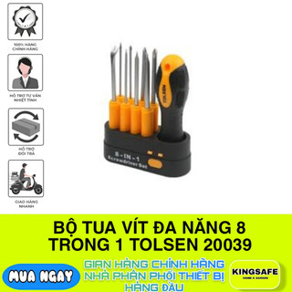 Bộ tua vít đa năng 8 trong 1 tolsen 20039, chính hãng tolsen
