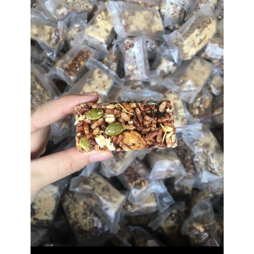 Thanh Gạo Lứt Mix Hạt Dinh Dưỡng Healthy, Giảm Cân, Eat Clean