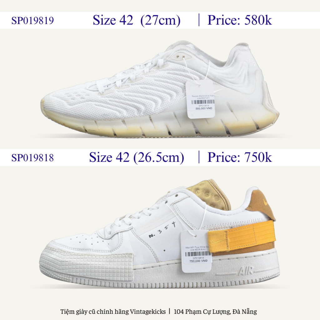 Giày 2hand thể thao Vintagekicks