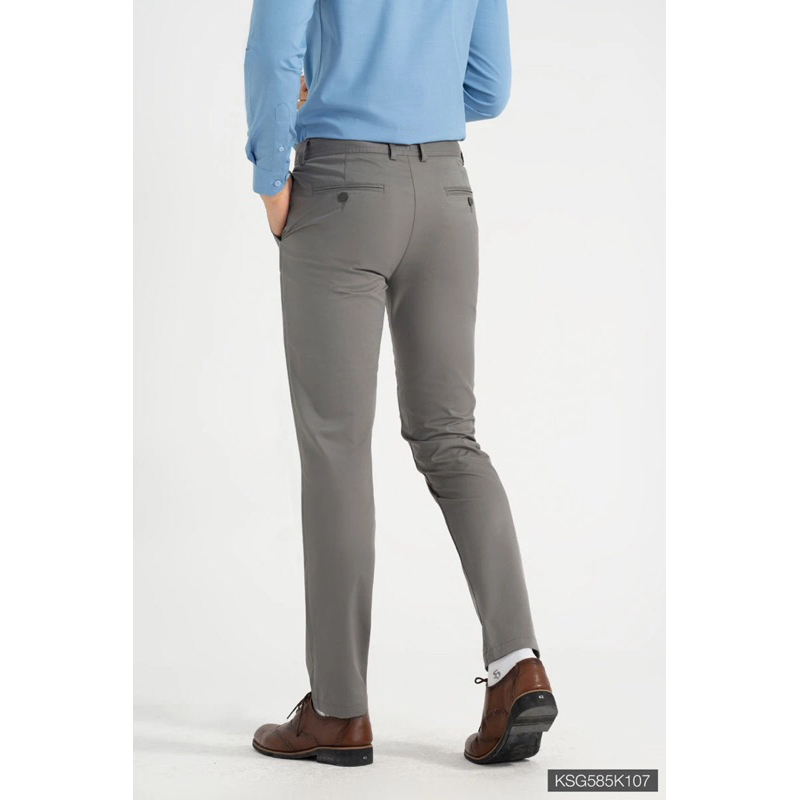 Quần Kaki Nam SANTINO Chuẩn Phom, Chất Liệu Cotton Kaki Cao Cấp Co Giãn, Trẻ Trung K107