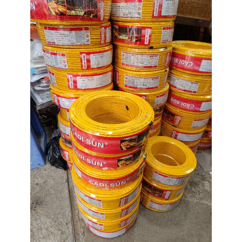Dây Điện CADI_SUN Sỉ Nguyên Quận 2x4 & 2x2,5 & 2x1,5 & 2x1,0 & 2x0,75 & 2x0,5 VCTFK 300/500V Cu/PVC/PVC