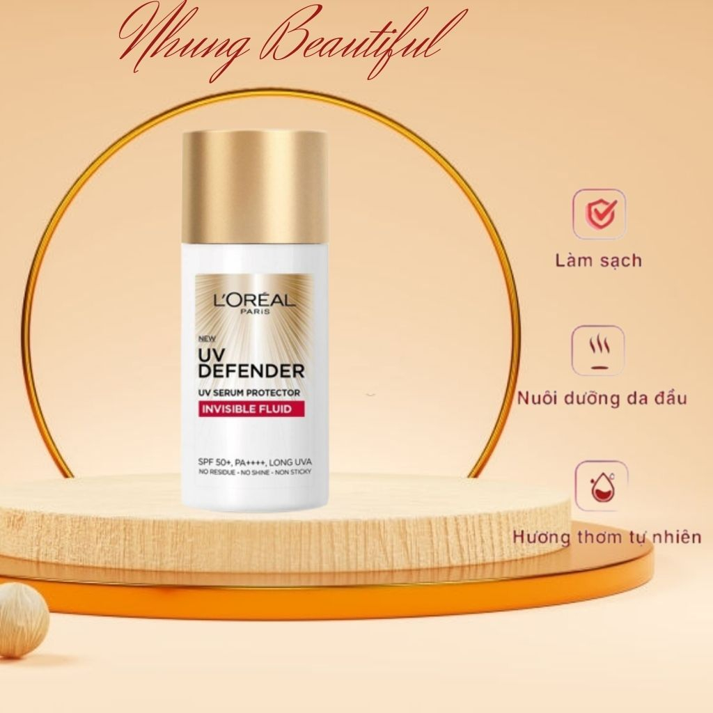 Kem chống nắng x20 Vạch Đỏ L’Oreal Paris UV Defender Serum 50ml SPF 50++ 💥 Hàng Xả Kho 💥