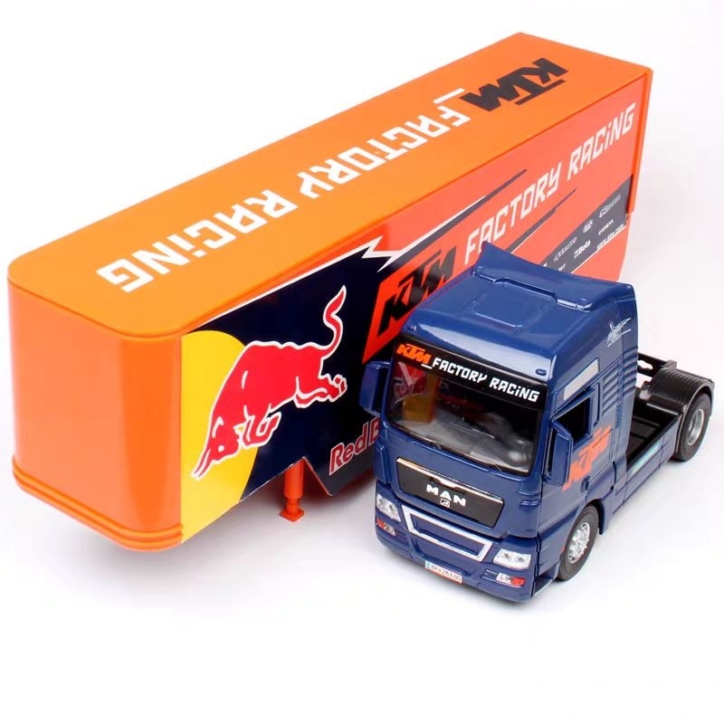 Xe mô hình Volvo VN780 container hợp kim 1:32