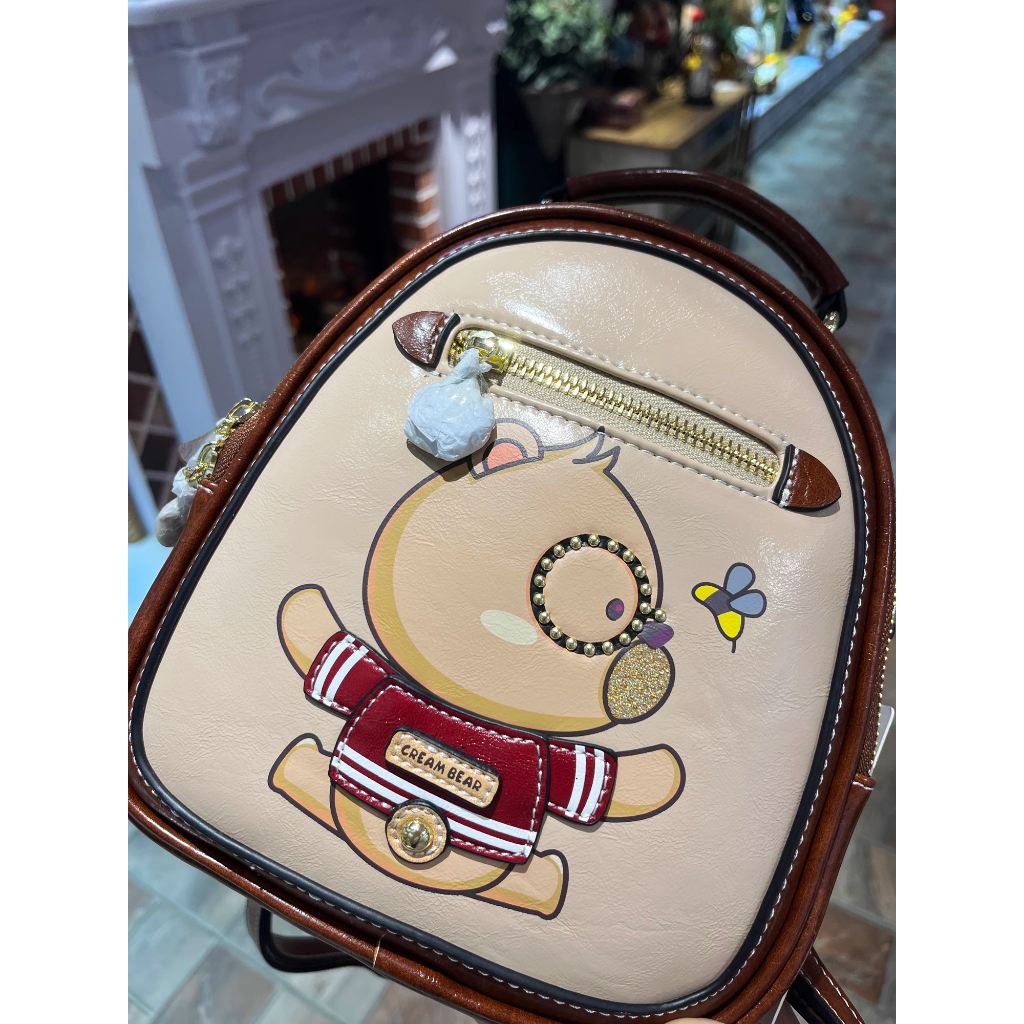 Balo Túi Xách Đeo Chéo Nữ Thời Trang Thương Hiệu Sammao & Cream Bear C1128-4