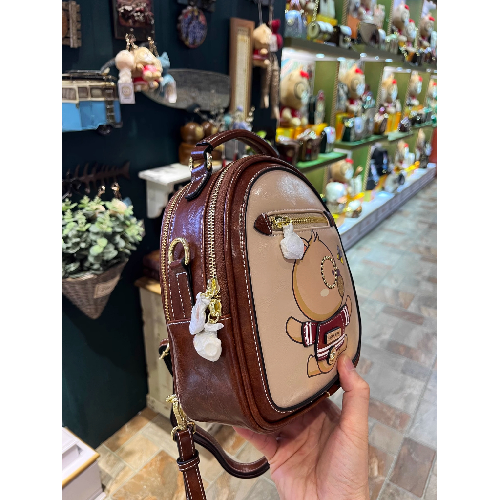 Balo Túi Xách Đeo Chéo Nữ Thời Trang Thương Hiệu Sammao & Cream Bear C1128-4