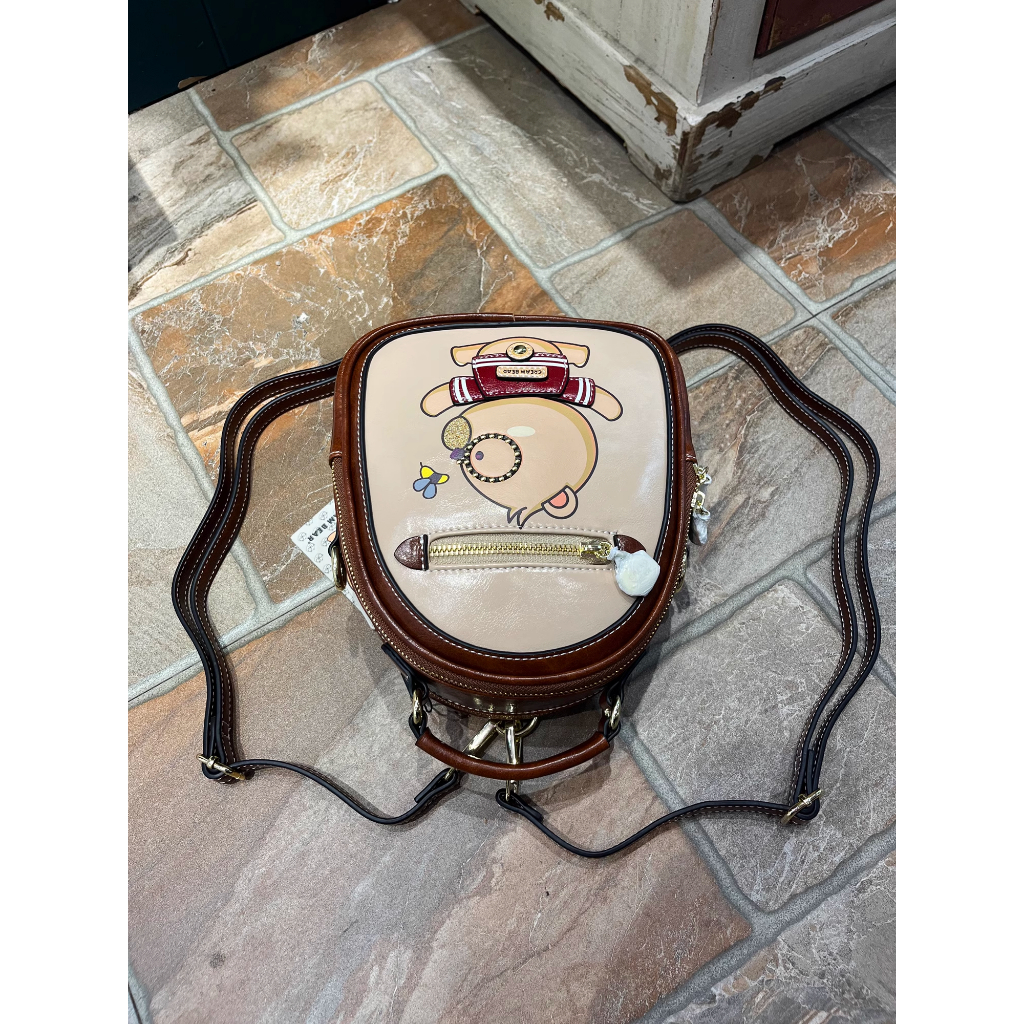 Balo Túi Xách Đeo Chéo Nữ Thời Trang Thương Hiệu Sammao & Cream Bear C1128-4