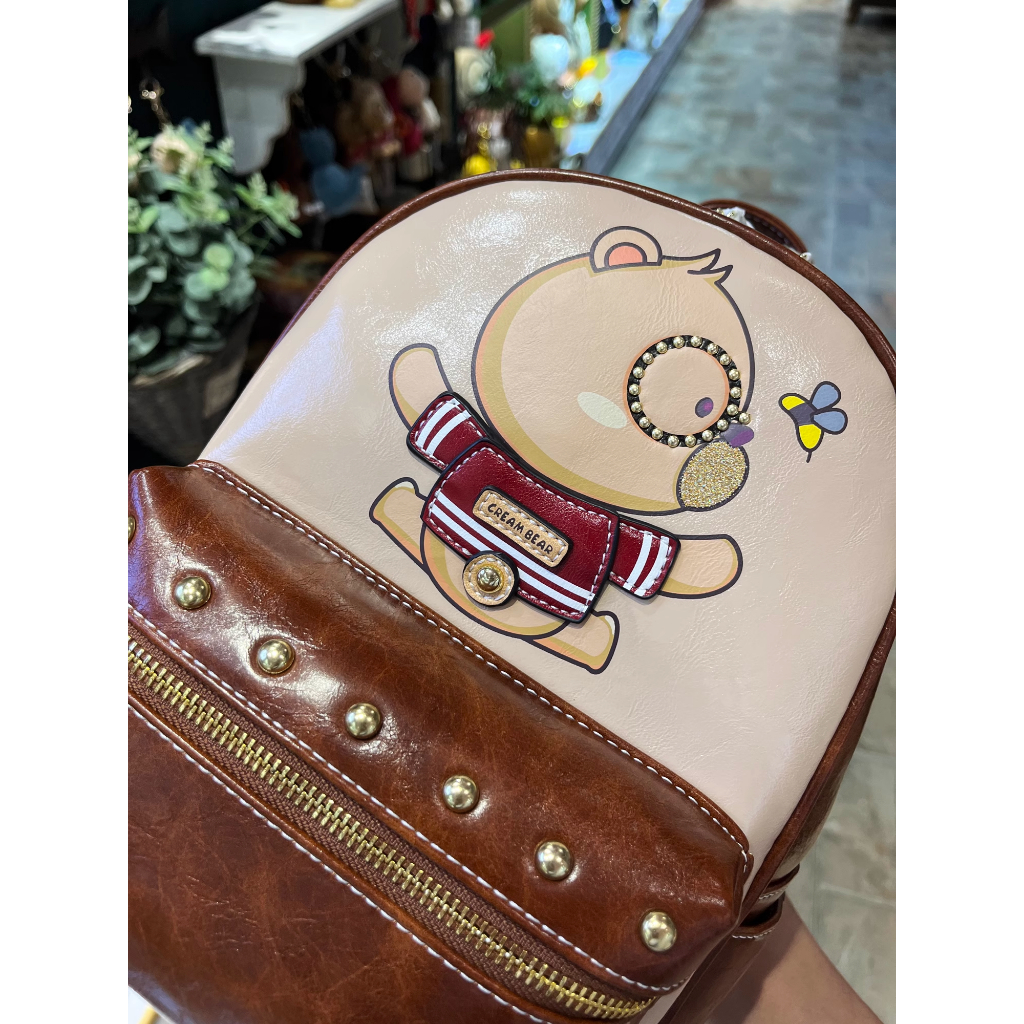 Balo Thời Trang Nam Nữ Chính Hãng Sammao & Cream Bear C1128-3