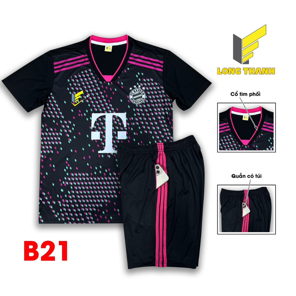 B21 -  -  Bộ Quần Áo Bóng Đá Thể Thao - Long Thanh