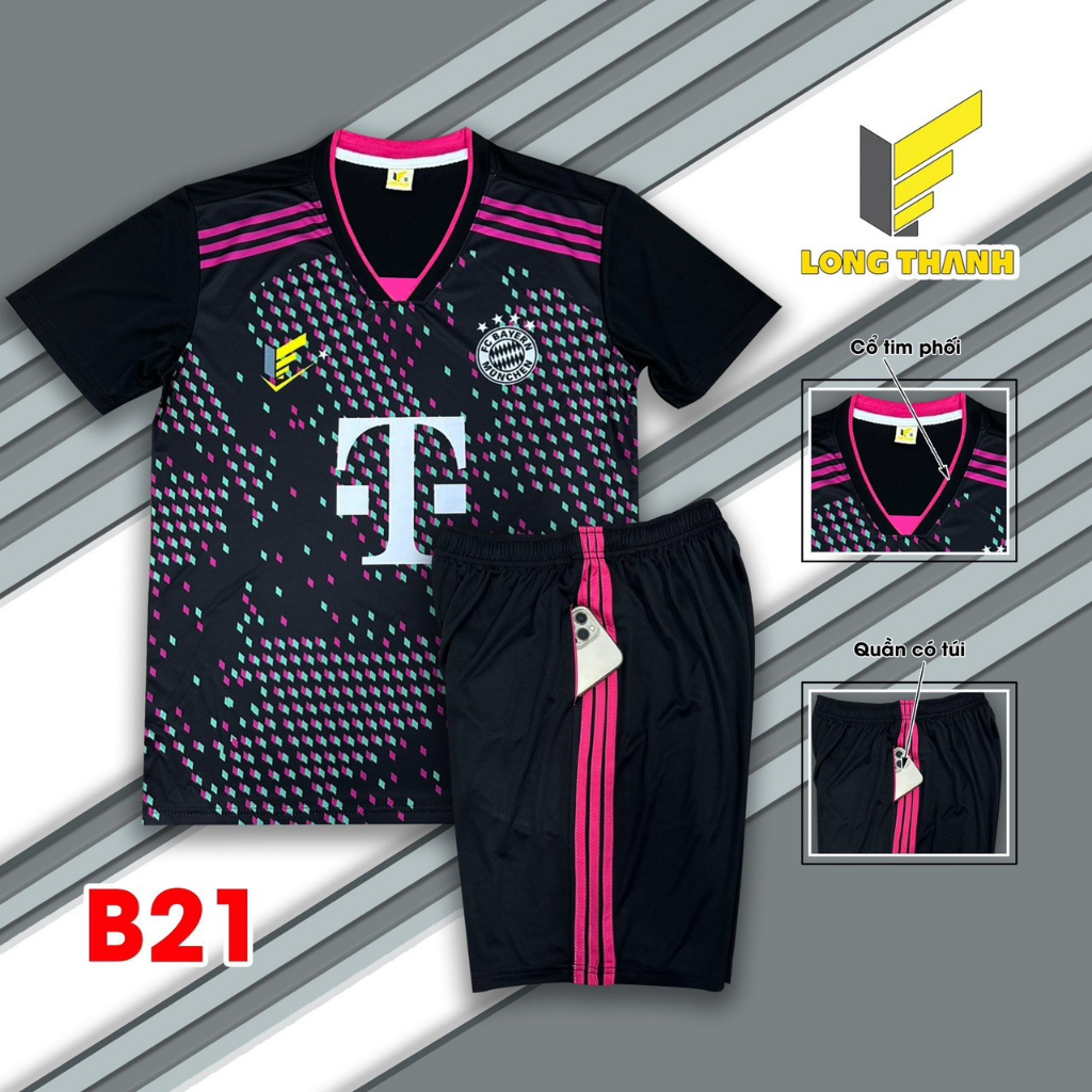 B21 -  -  Bộ Quần Áo Bóng Đá Thể Thao - Long Thanh
