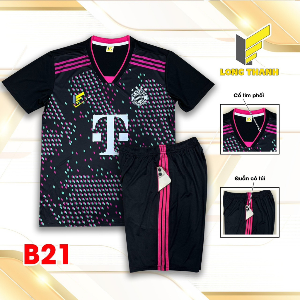 B21 -  -  Bộ Quần Áo Bóng Đá Thể Thao - Long Thanh