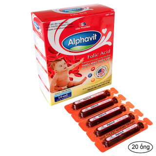 Siro Sắt, Acid Folic Alphavit Folic Acid - bổ sung sắt cho trẻ em