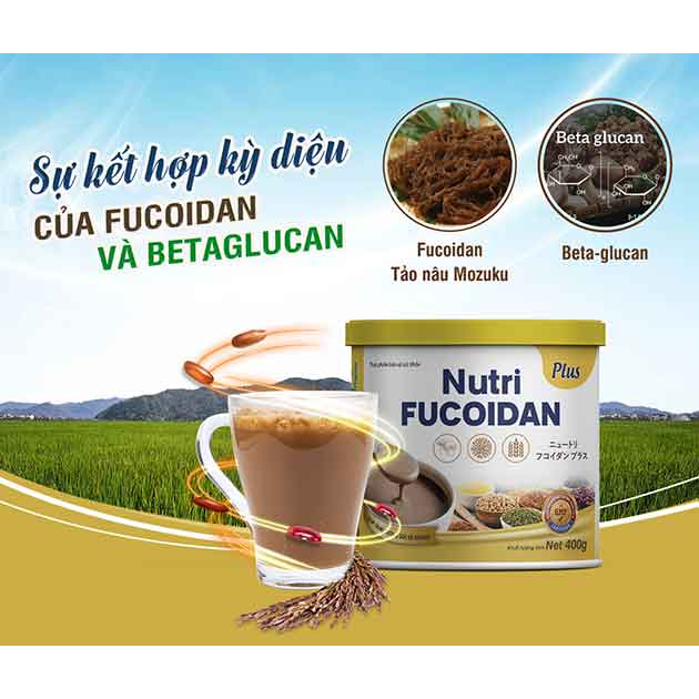 Nutri Fucoidan Plus - thực dưỡng miễn dịch fucoidan. Hộp 400g