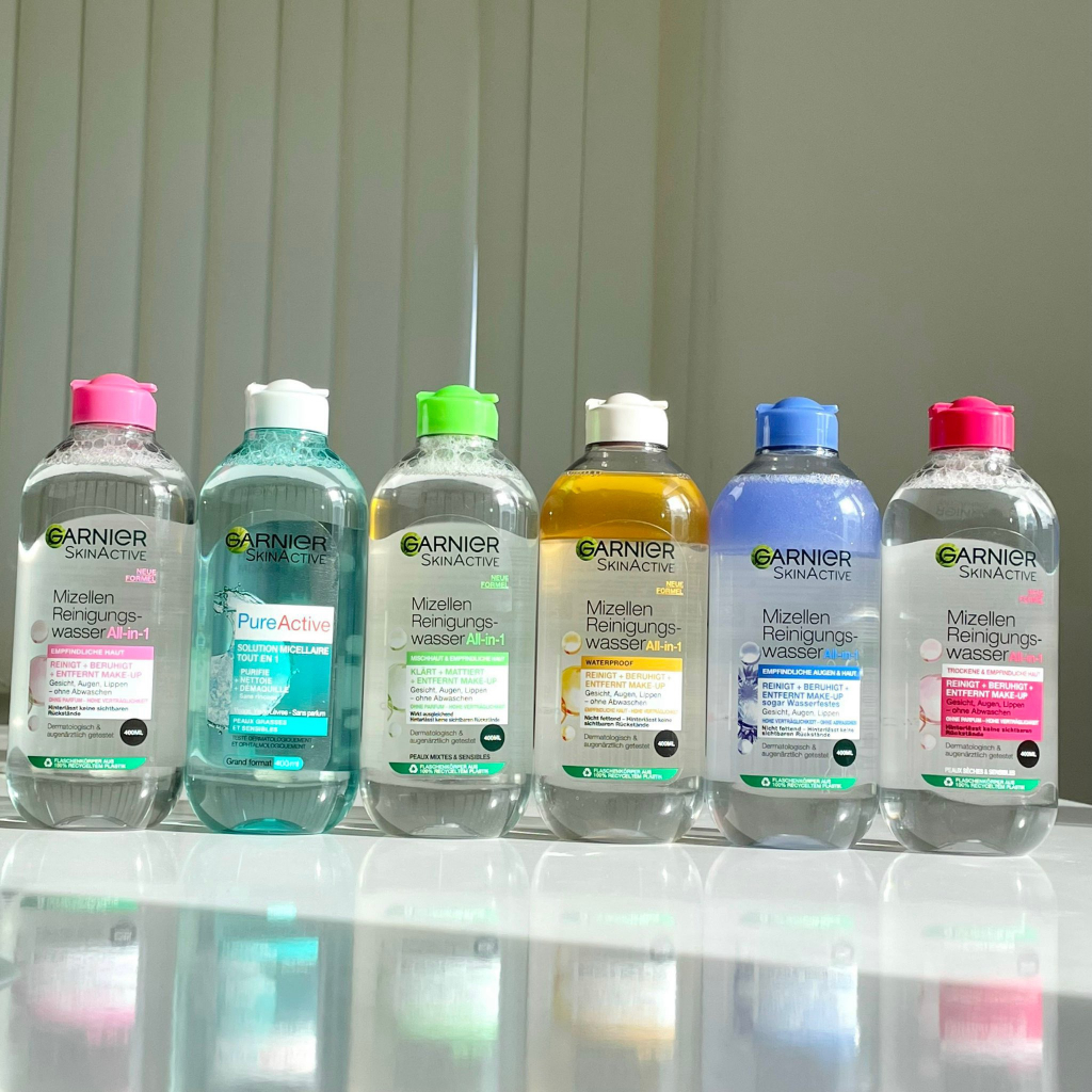 Nước Tẩy Trang Làm Sạch Sâu Dịu Nhẹ Cho Mọi Loại Da - Garnier Micellar Cleansing Water 400ml