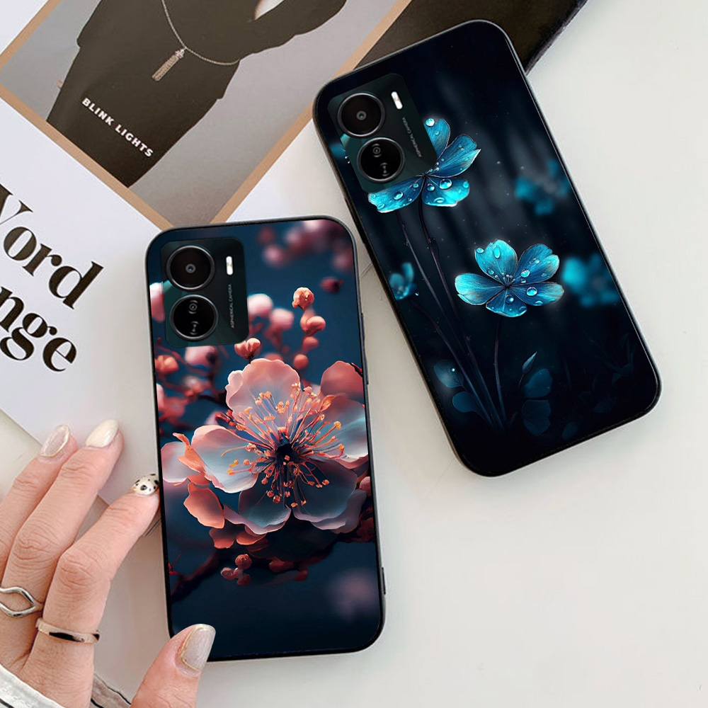 Ốp lưng vivo y16 / vivo y15s / vivo y15a in hình hoa phong cách nhẹ nhàng