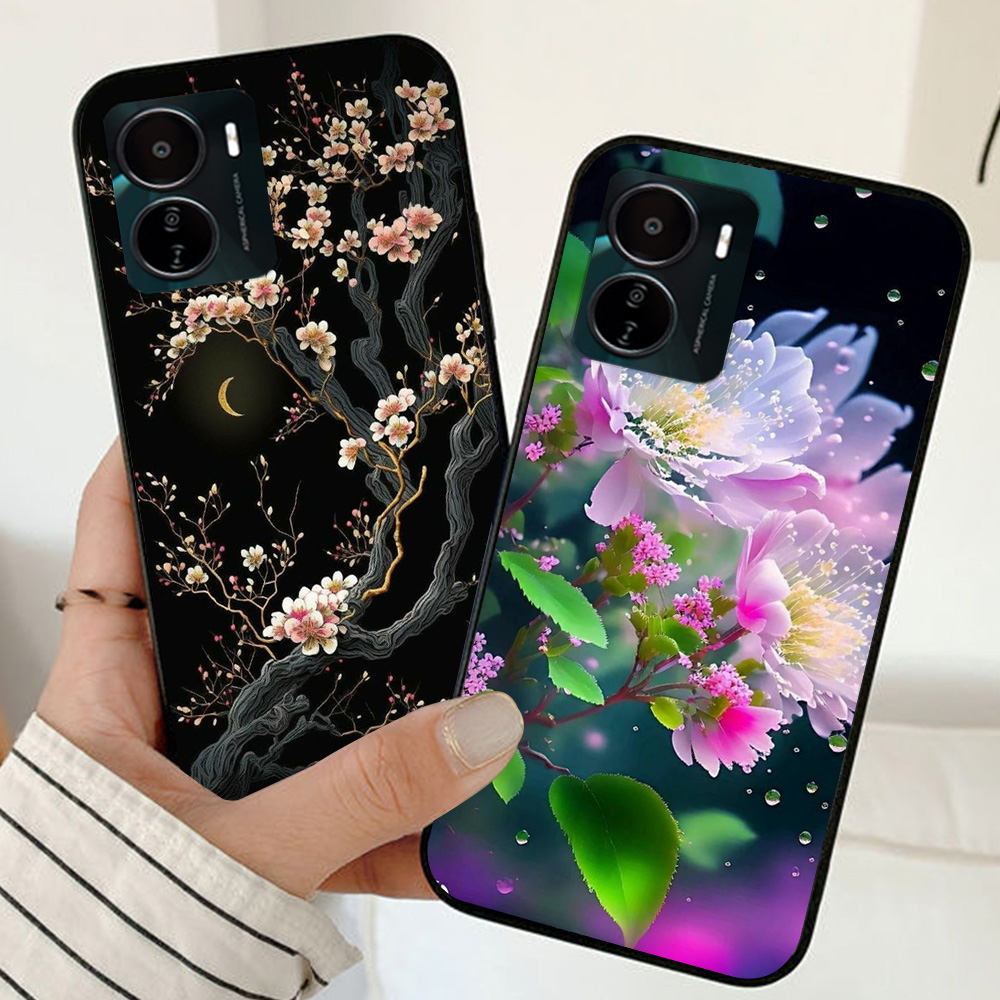 Ốp lưng vivo y16 / vivo y15s / vivo y15a in hình hoa phong cách nhẹ nhàng