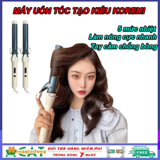  Máy uốn tóc KOREMI đa năng Máy làm tóc xoăn mini tạo kiểu tóc bồng bềnh nhanh chóng 