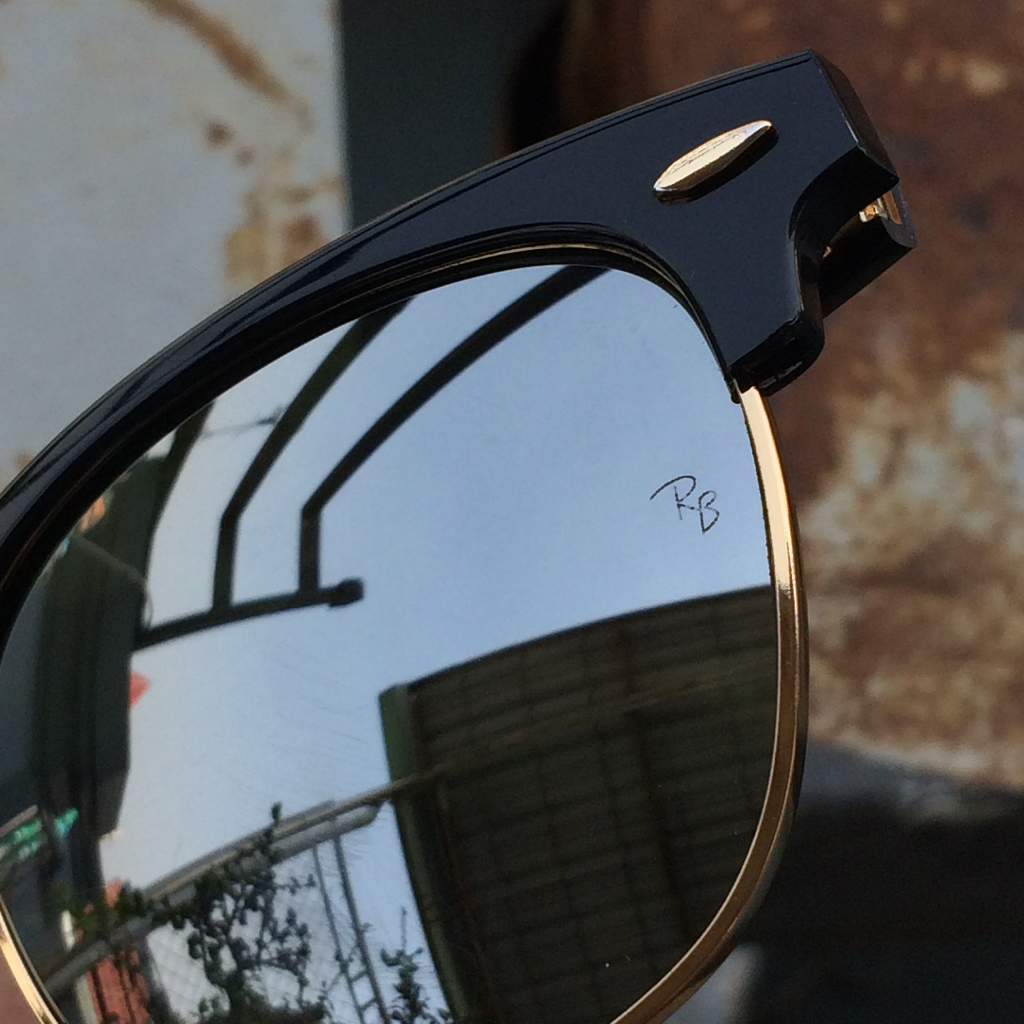 KÍNH CLUBMASTER TRÁNG GƯƠNG BẠC CHUẨN ZIN 98%