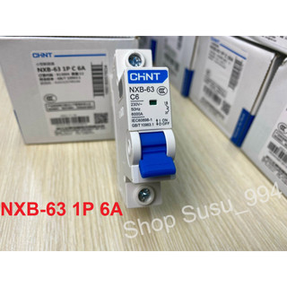 Mcb tép chint nxb-63 1p 6a dòng cắt 6ka
