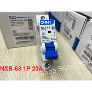 Mcb tép chint nxb-63 1p 20a dòng cắt 6ka